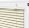 vidaXL - Plissé - rolgordijn - 85x100 - cm - stofbreedte - 84,4 - cm - polyester - crème