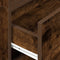 vidaXL - Kasten - met - 2 - lades - 2 - st - 60x31x40 - cm - bewerkt - hout - gerookt - eiken