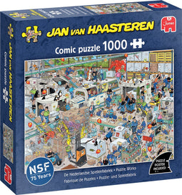 Jan van Haasteren - De Nederlandse Spellenfabriek - 1000 stukjes legpuzzel volwassenen - Meerkleurig
