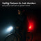 Nuvance Fietsverlichting - Fietslamp - 1000 Lumen - 6 Voorlichtstanden - USB oplaadbaar - Zwart