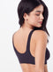 sloggi Zero Feel - Dames Bralette - Gewelfde V-hals - Zwart - Maat S