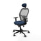 Jorquera Piqueras y Crespo 1D036G1 - Bureaustoel met hoofdsteun - Verstelbare hoogte - Marineblauw