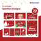Sparklyn 30x Luxe Dubbelzijdige Kerstkaarten - Hoogwaardig Papier - Blanco - (30 stuks)