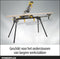Powerplus POWX075200 - Verstekzaag onderstel - Opvouwbaar 2mx635mm - Max. 150kg - Hoogte 985mm - Anti-slip - Rollen