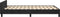 vidaXL - Bedframe - zonder - matras - 120x190 - cm - fluweel - zwart