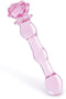 Zwarte Dildo Dream Toys Glaze Glass Roze