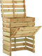 vidaXL - Tuincompostbakken - 2 - st - 80x50x100 - cm - geïmpregneerd - grenenhout