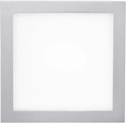 EGLO Led Glenn - Inbouwspot - 200x200mm - 1x7,5W - 560lm - Warm wit - Zilver