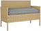 vidaXL - Zit- - en - Leuningkussen - Grijs - 120x50x12 - cm - Oxford - Stof