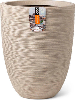 Capi Europe - Vaas Waste Rib NL - Breukbestendig - Terrazzo beige - Ø27 cm - 34x46 cm