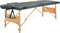 vidaXL - Massagetafel - met - 2 - zones - 186x68 - cm - houten - frame - antraciet