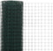 vidaXL - Kippengaas - 10x1,5 - m - staal - met - PVC - coating - groen