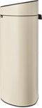 Brabantia Touch Bin - Prullenbak - 40 liter - Soft Beige