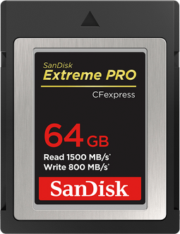 Sandisk Extreme Pro - CFexpress Card Type B - 64GB - backwards-compatible met select XQD camera's