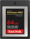 Sandisk Extreme Pro - CFexpress Card Type B - 64GB - backwards-compatible met select XQD camera's