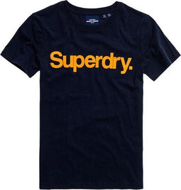 Superdry Classic Flock - Dames T-shirt - Maat 40