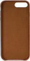 Apple iPhone 8 Plus - Back Cover - Echt Leer - 1 Pasje - Burned Cognac