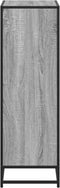 vidaXL - Boekenkast - 60x35x107,5 - cm - bewerkt - hout - grijs - sonoma - eikenkleur