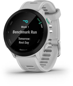 Garmin Forerunner 55 - GPS Sporthorloge - Hartslagmonitor HIIT Training - Wit