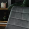 Lizzely Garden & Living De Vince - Eetkamerstoel - Velvet zitting - Grijs