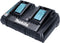 Makita DC18RD - Oplader - Snellader voor 2 accu's - USB uitgang