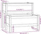 vidaXL - Plantenbak - 84,5x84x75 - cm - massief - grenenhout