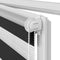 vidaXL - Duo - rolgordijn - 120 - x - 230 - cm - zwart