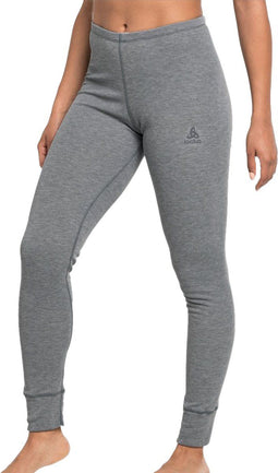 Odlo Active Warm ECO Lange Thermobroek Dames - 100% Gerecycled Polyester - Grijs - Maat L