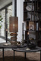 Light & Living Tafellamp Danialo - Bruin - Ø22cm - Modern