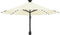 vidaXL - Wandparasol - met - LED's - 300 - cm - antracietkleurig