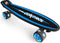 Stamp SKIDS CONTROL - Skateboard 22 x 6 - Antislip dek - Lichtgevende wielen blauw zwart