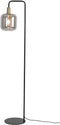Light & Living Lekar - Vloerlamp - Antiek Brons/Smoke Glas - Ø28x155 cm