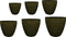 Ter Steege Bloempot Metaal Groen-Mos Groen D 49 cm H 46 cm