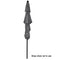 Coast Parasol - 300 cm - Knikbaar - Windbestendig - Aluminium - UV Bescherming - Grijs