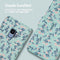 iMoshion Hoesje Geschikt voor Samsung Galaxy S9 Hoesje Met Pasjeshouder - iMoshion Design Bookcase smartphone - Blauw / Blue Flowers