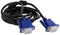 Iggual IGG318577 - VGA (D-Sub) Kabel - 2 m - Blauw Zwart