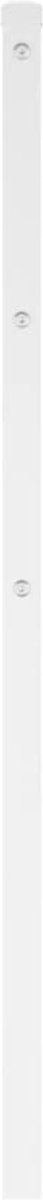 vidaXL - Hoofdbord - 140 - cm - metaal - wit