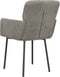 vidaXL - Eetkamerstoelen - 2 - st - fluweel - lichtgrijs