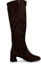TAMARIS Essentials - Enkellaarzen - Blokhak 5,5 cm - Mocca