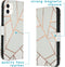 iMoshion Hoesje Geschikt voor iPhone 11 Hoesje Met Pasjeshouder - iMoshion Design Softcase Bookcase - Wit / Meerkleurig / Goud / White Graphic