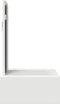 vidaXL - Wandkaptafel - Wit - 60x40x70 - cm