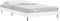 vidaXL - Bedframe - bewerkt - hout - wit - 90x190 - cm