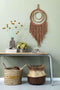 Kidsdepot Messy & Stuff, set manden (set van 2) Oker Geel- opbergmanden