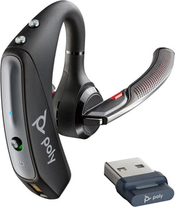 Poly Voyager 5200 - Bluetooth Headset met Microfoon - Draadloos - Zwart