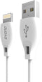 Dudao USB naar Lightning Geschikt voor iPhone oplader - Oplaadkabel - Datakabel - 1 Meter - Wit