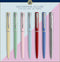 Waterman Allure-balpen | Zwarte lak | Medium penpunt | Blauwe inkt | Geschenkverpakking