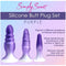 Anale Plug XR Paars Siliconen Set 3 Onderdelen