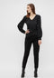 OBJECT OBJANNIE - L/S V-Neck Top - Jersey met stretch - Maat XS