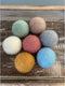 Papoose Toys Papoose Toys Earth Felt Balls 3.5cm/7pc