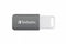 Verbatim DataBar - USB-stick 128GB - USB 2.0 - Grijs